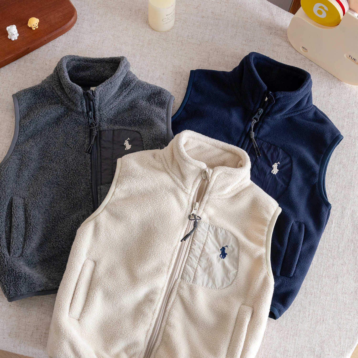 Children's Vest, Autumn/Winter 2025, Boys' Lambswool Vest, Baby Toddler Fleece Warm Vest, Trendy